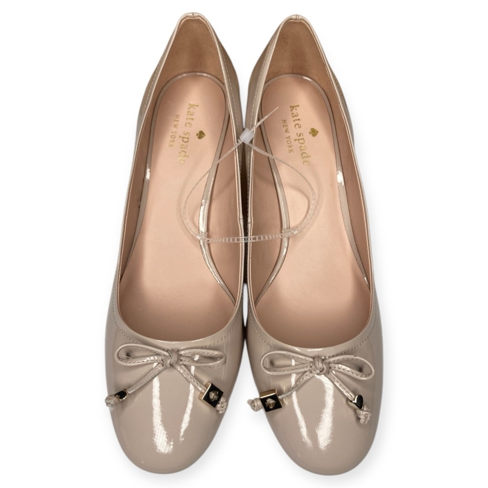 Kate Spade New York 10 Bev Bette Bow Tusk Patent Leather Block Heels - Picture 9 of 16